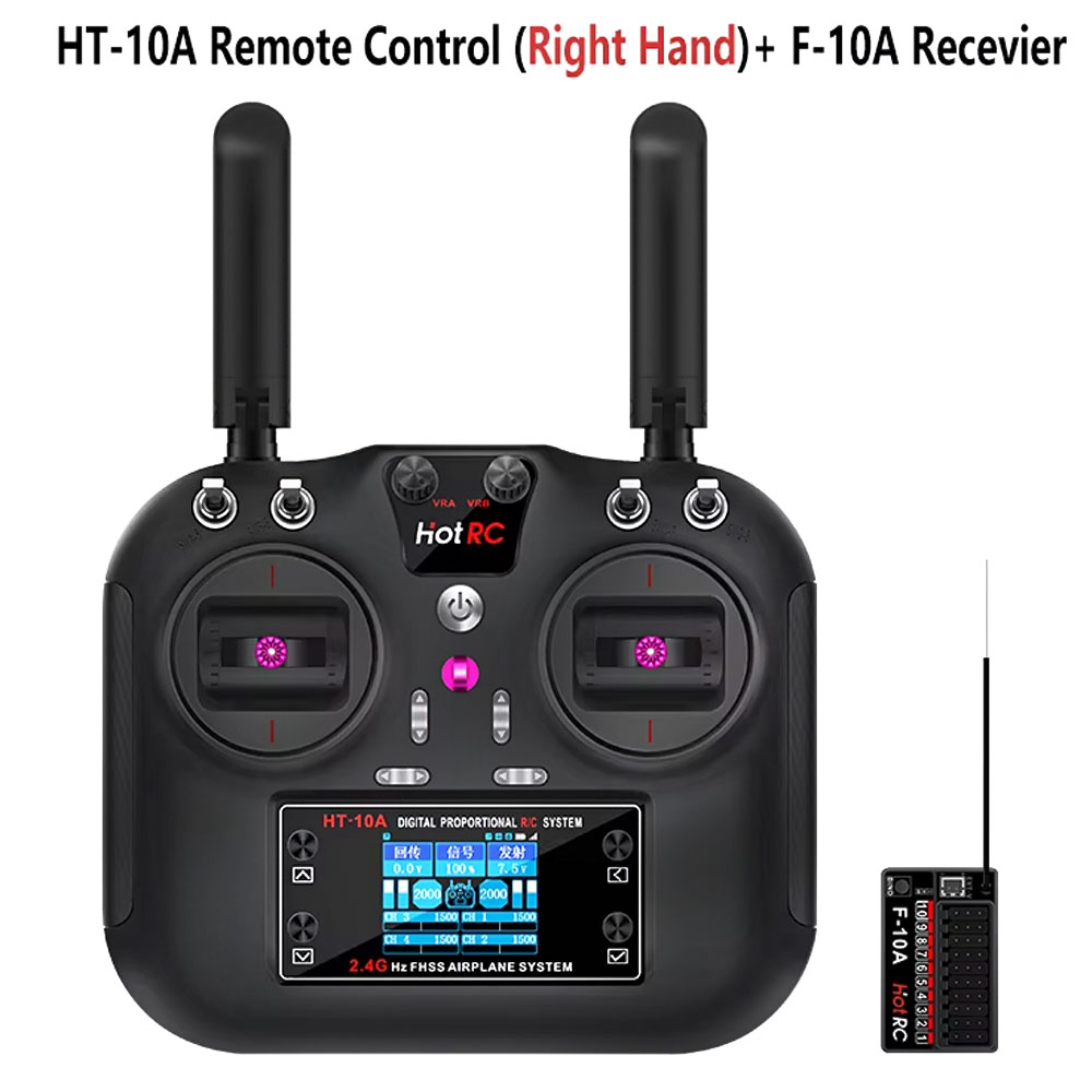 Rc Helicopter Battery - Hotrc HT-10A 2.4G 10CH 송신기 F10A