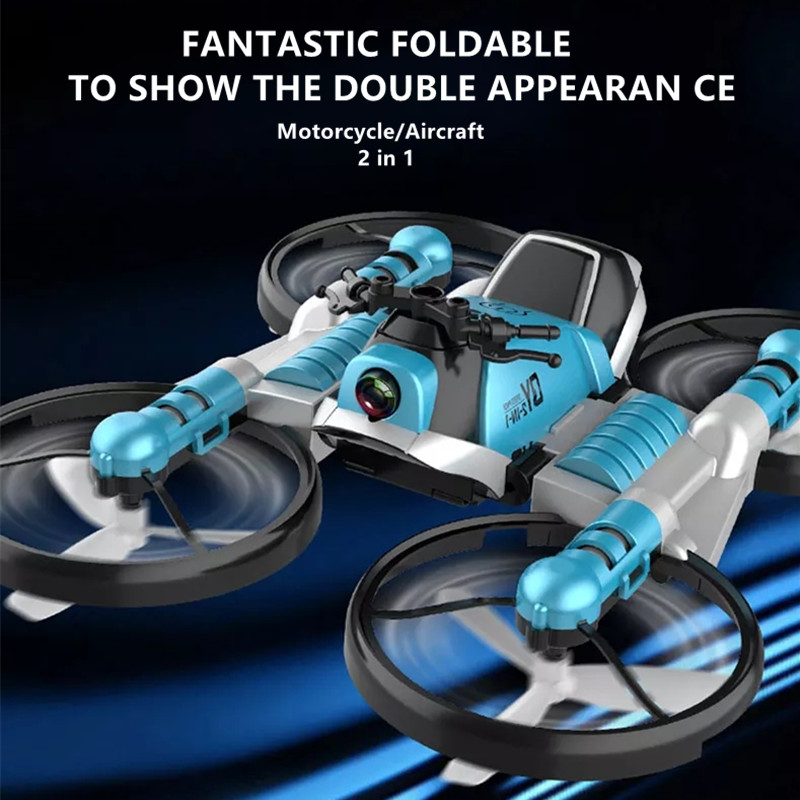 육지 및 공중 변형 접이식 RC 오토바이 쿼드콥터 원터 - Rc Helicopter Electric 리뷰 및 가격