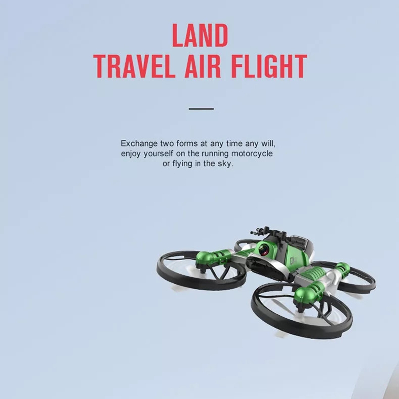 육지 및 공중 변형 접이식 RC 오토바이 쿼드콥터 원터 - Rc Helicopter Electric 리뷰 및 가격