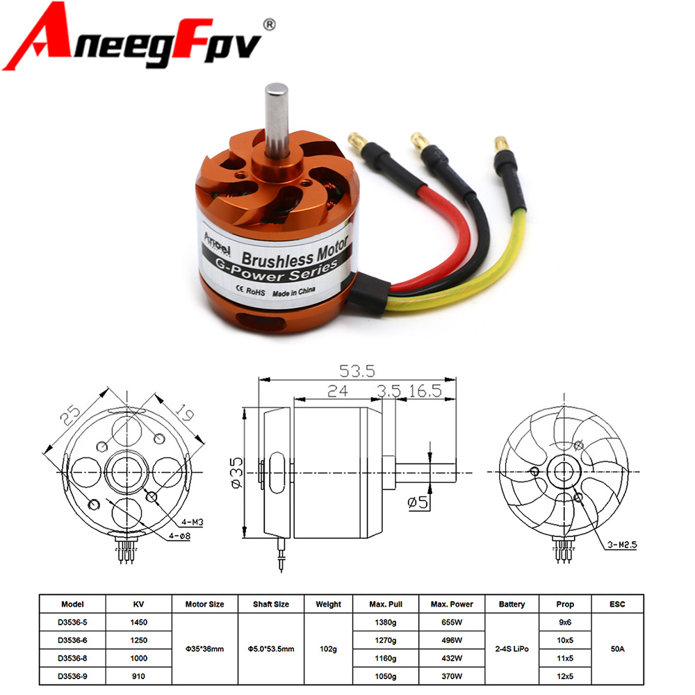 D3536 910KV 1000KV 1250KV 1450 - Rc Helicopter Mini 리뷰 및 가격