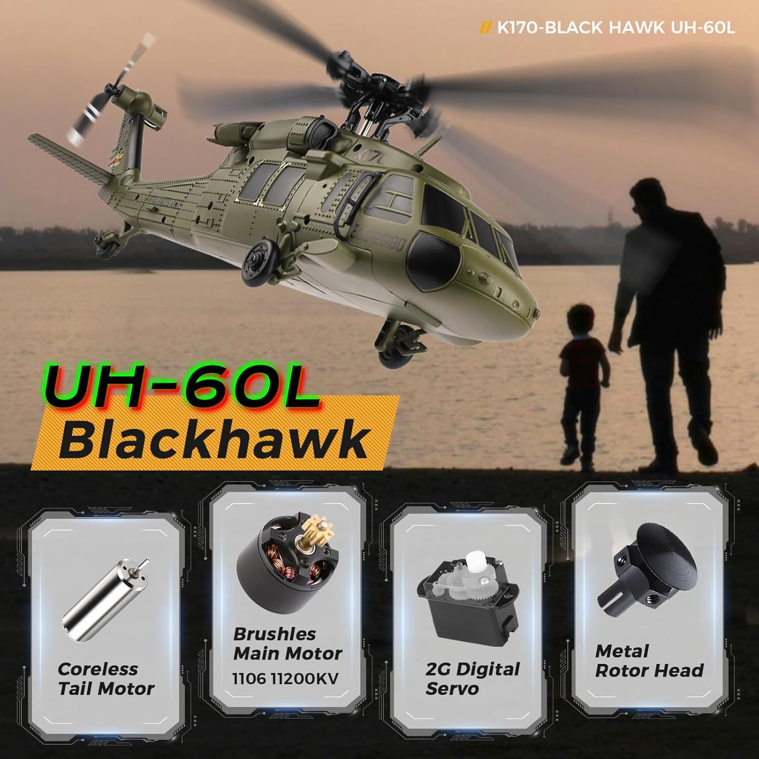 WLtoys K170 브러시리스 4채널 RC 헬리콥터, - Rc Helicopter Large 리뷰 및 가격