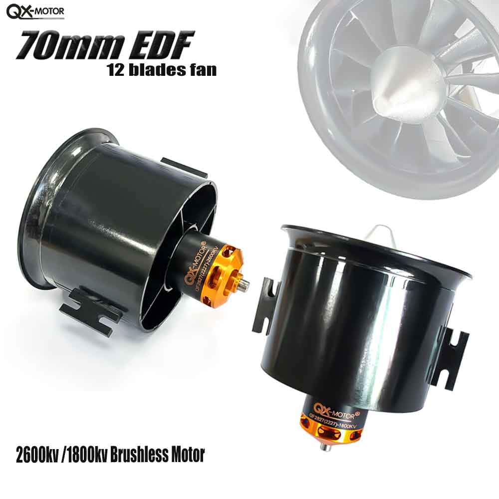 QX-MOTOR 6/12 블레이드 팬 덕트형 팬 30m - Rc Helicopter Blade 리뷰 및 가격