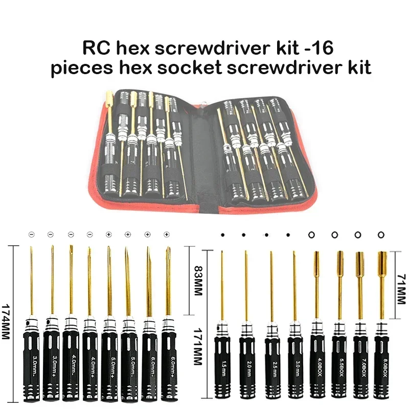 RC 헥스 드라이버 세트 - 16피스 헥스 육각 드라이 - Rc Helicopter Tool Kit 리뷰 및 가격